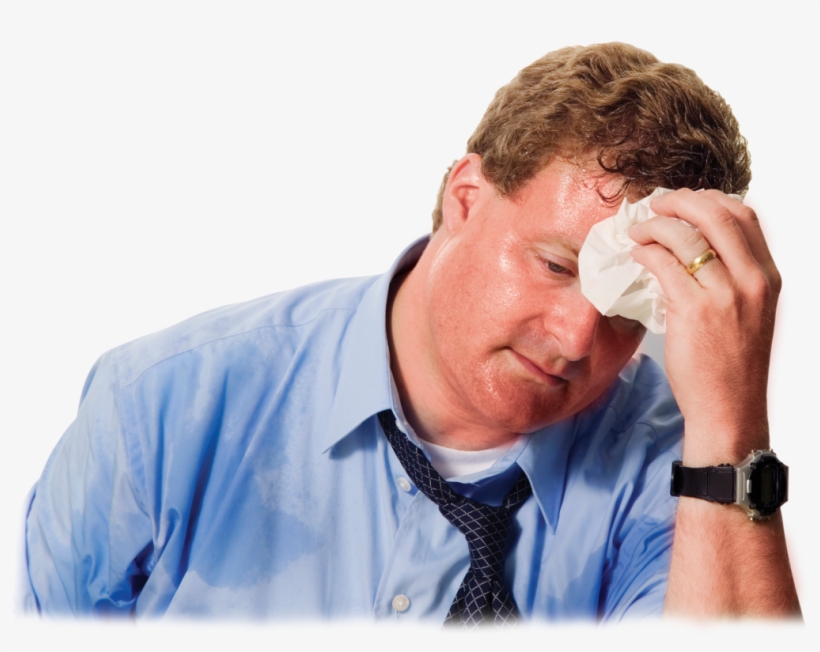 I Don't Like Trump, But This Argument Isn't A Solid - Man Sweating, transparent png