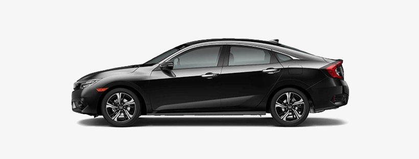 2017 Honda Civic Touring Black Exterior Model Side - Ford Focus Titanium Sedan 2018, transparent png