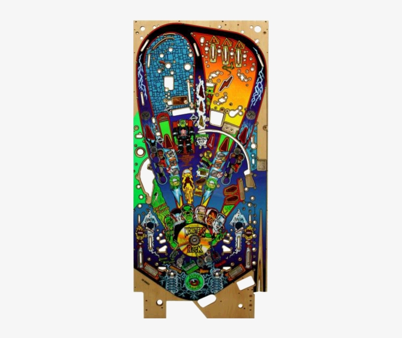 Monster Bash Playfield - Monster Bash Pinball Playfield, transparent png