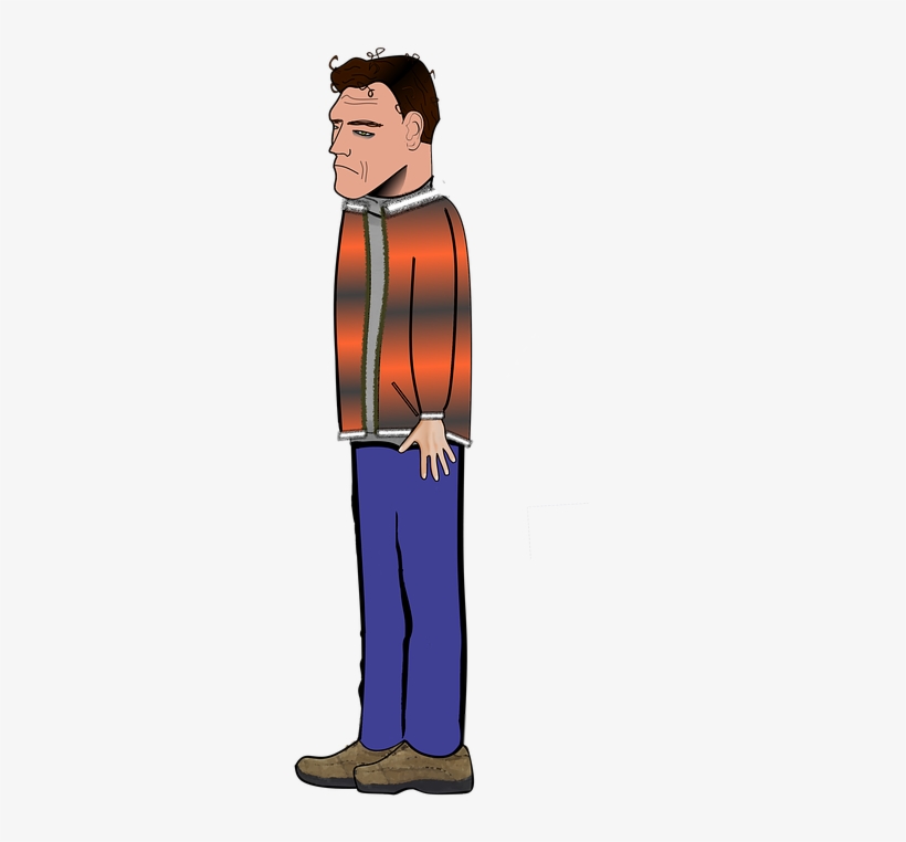 Depression Clipart Worried - Cartoon, transparent png