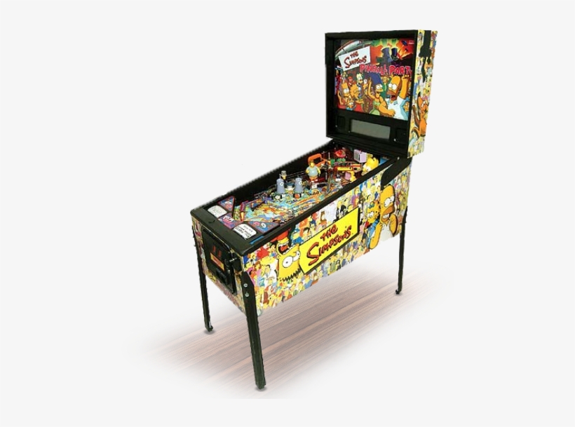 These Games Will Not Operate In Countries With 50 Cycle - Simpsons Pinball Party Pinball Machine, transparent png