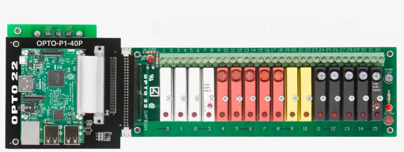 Digital I/o Carrier Board For Raspberry Pi - Raspberry Pi 3 + Rsp 2, Pi3+rsp2, transparent png