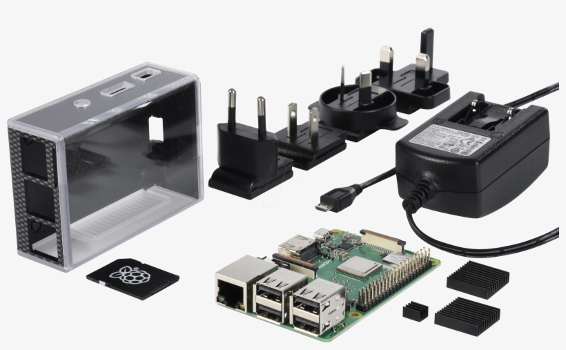 The Reichelt Raspberry Pi 3 B All-in Bundle Reichelt - Raspberry Pi 3 B+, transparent png