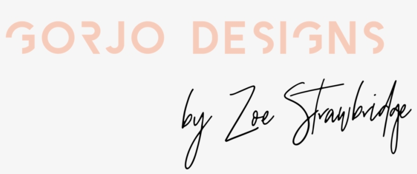 2 Gorjo Designs Logo By Zoe Strawbridge Signature Included - Design, transparent png