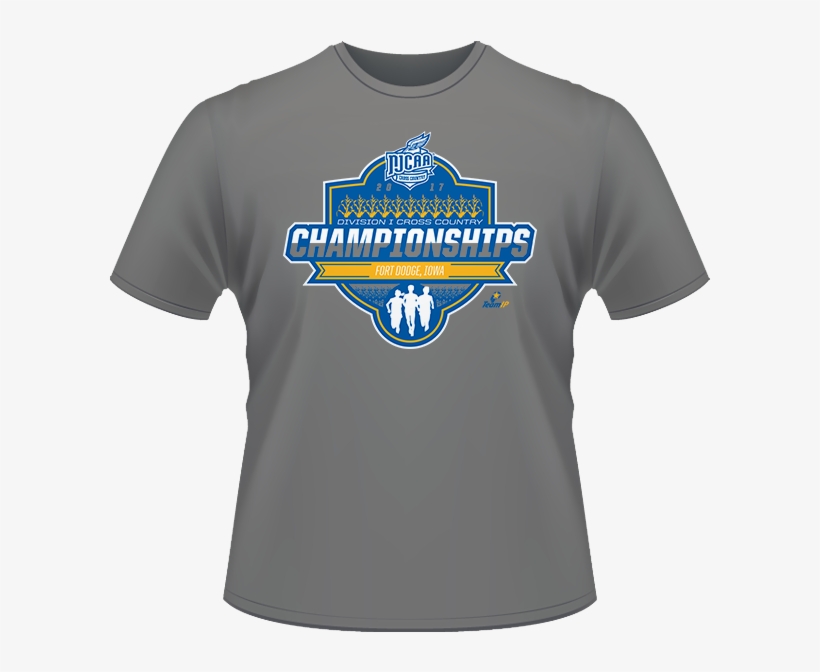 2017 Njcaa Cross Country Di National Championship Gray - Yellow T Shirt Png, transparent png