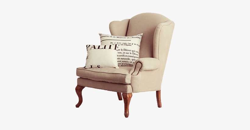 Armchair Png Pic - French Wing Back Chair, transparent png