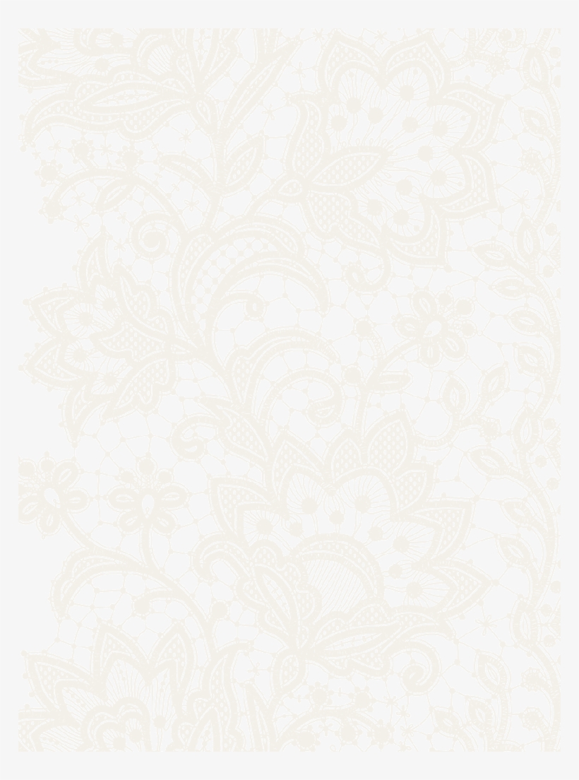 White Lace Background - Lace Pattern Vector - 768X1024 Png Download - Pngkit