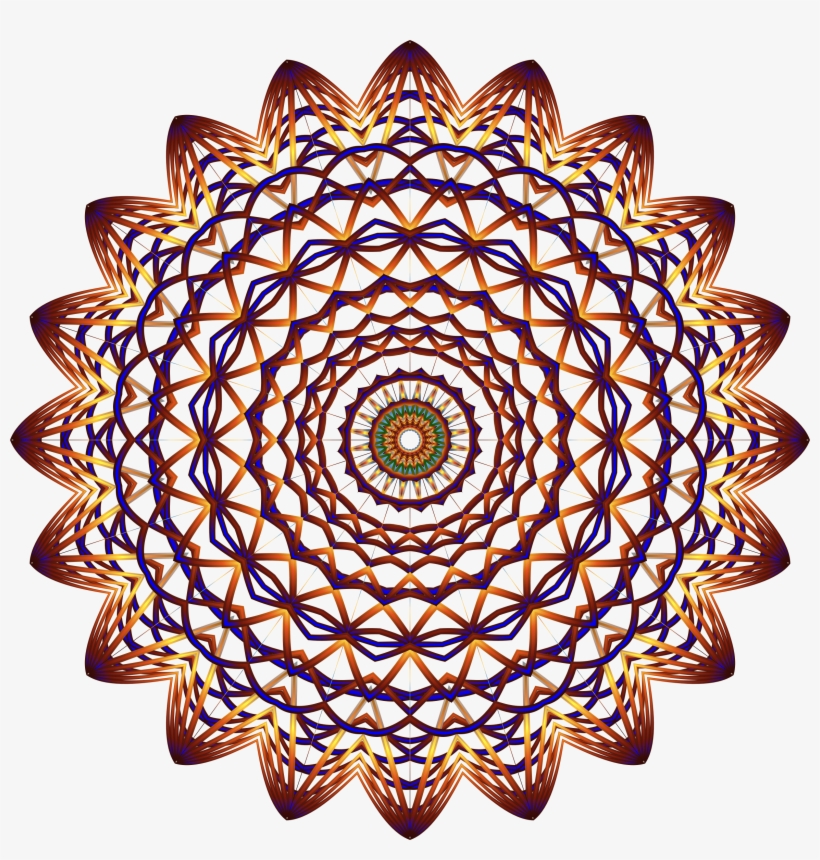 This Free Icons Png Design Of Prismatic Mandala Line, transparent png