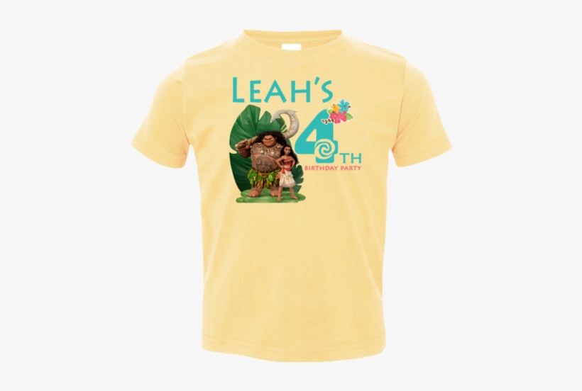Moana And Maui Toddler Jersey T-shirt - Camiseta 100 % Personalizada A4 Moana, transparent png
