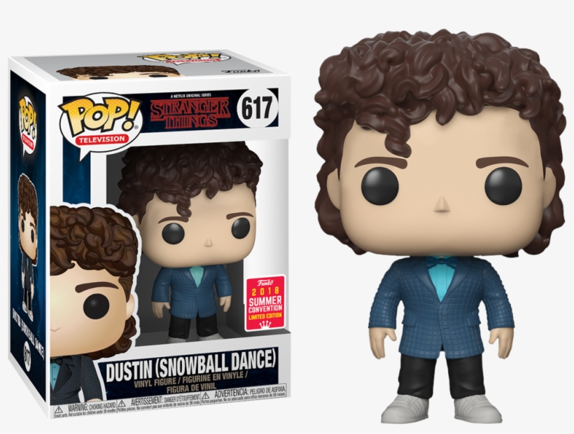 Dustin In Snow Ball Outfit Funko Pop Vinyl Figure - Funko Pop Dustin Stranger Things, transparent png