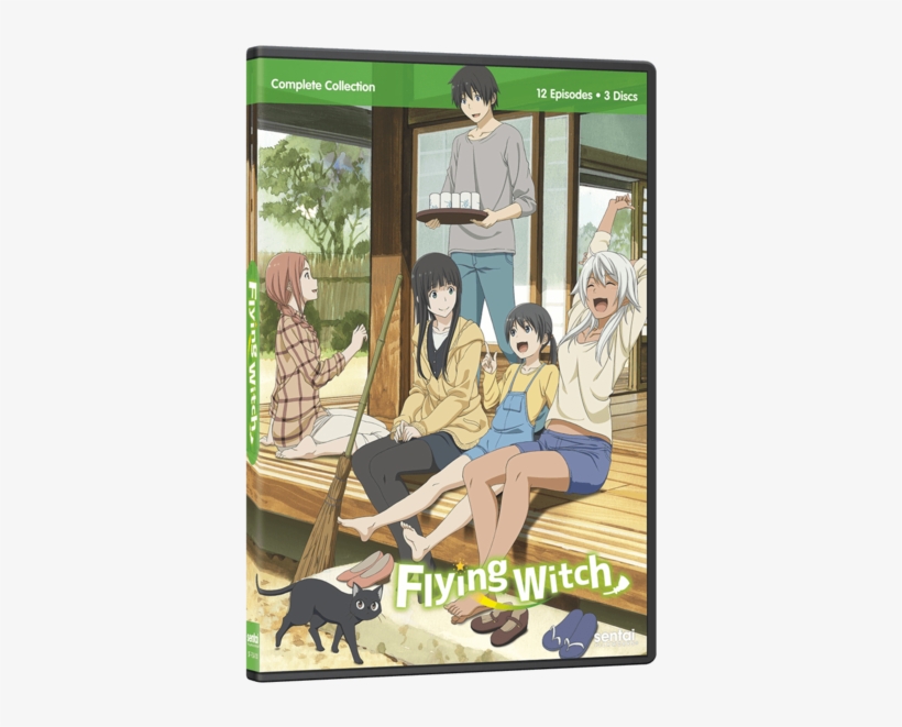 Flying Witch Complete Collection Dvd Front Cover - Section 23 Films Flying Witch [dvd], transparent png