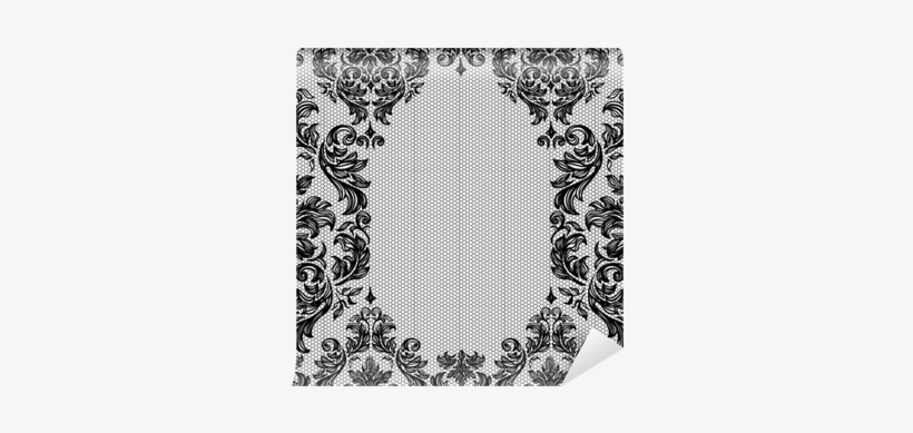 Baroque Seamless Vintage Lace Background Wall Mural - Necklace Love-t-shirts Women, transparent png