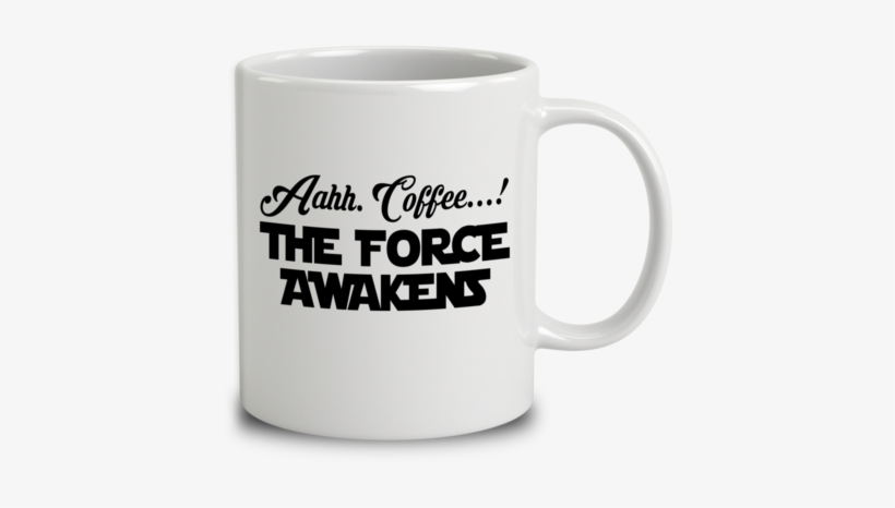 Aahh Coffee The Force Awakens - Secret Santa Mug Boss, transparent png
