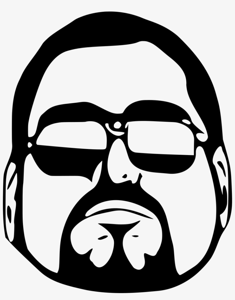 Cool Clip Art Borders Free Clipart Images - Perfil Hombre Con Gafas, transparent png