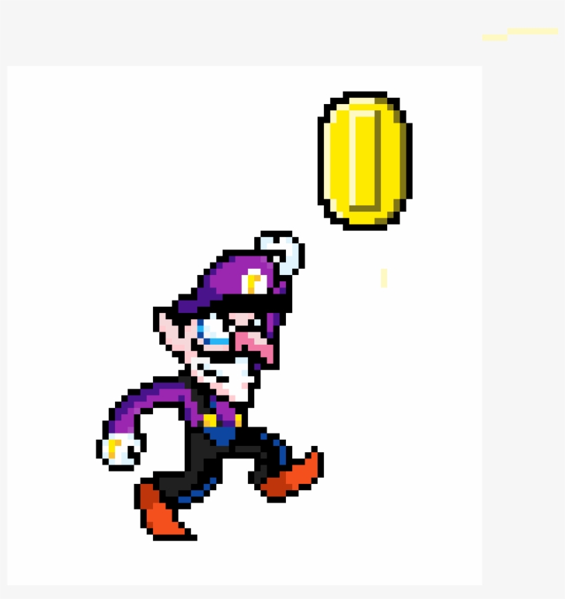 Waluigi - Super Mario Bros., transparent png