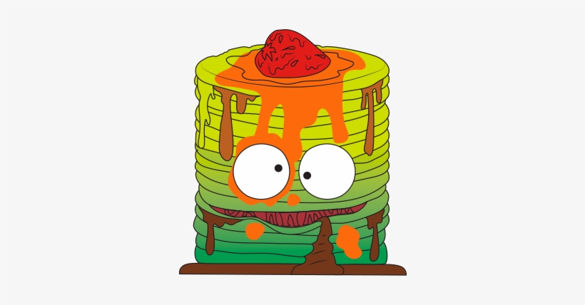 Putrid Pancakes Green - Grossery Gang Putrid Pancakes, transparent png
