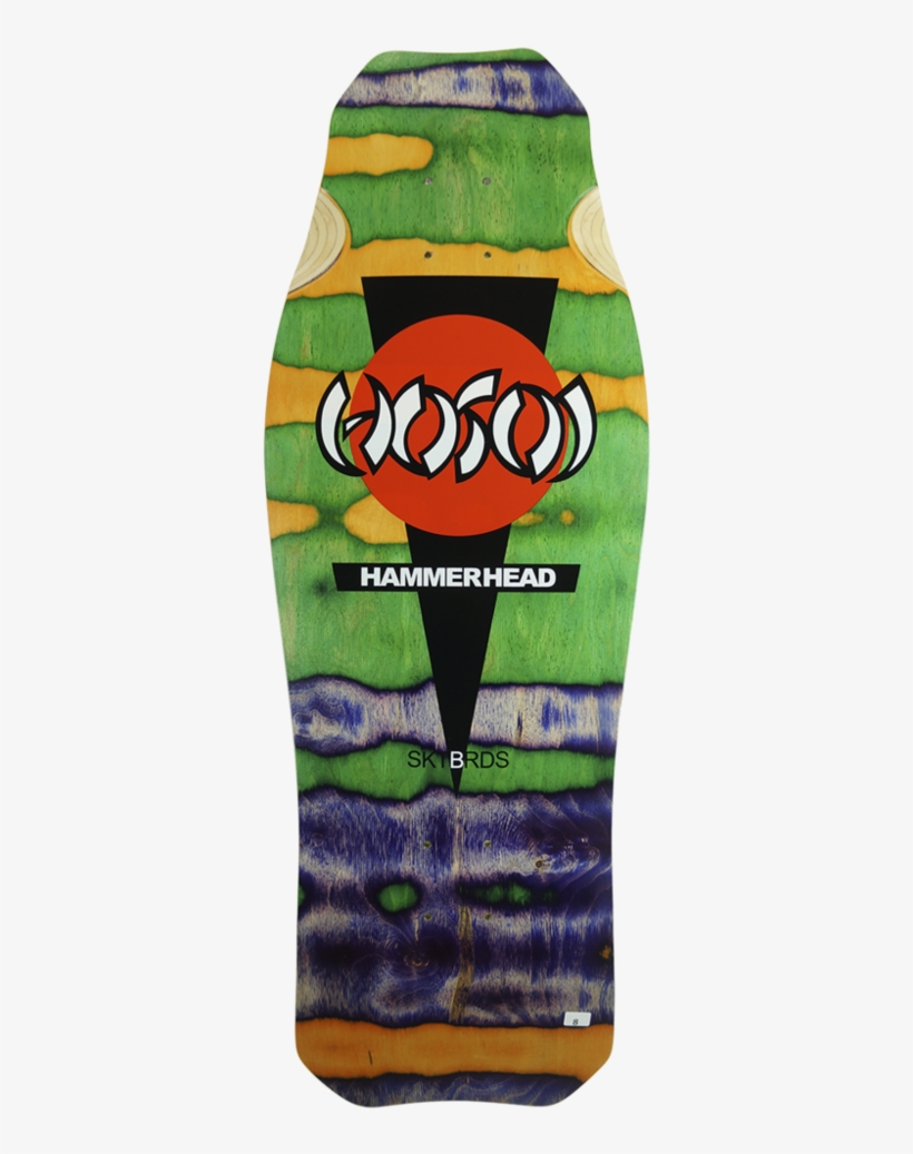 Hosoi Hammerhead Swirl 8 Web - Hosoi Skateboards Green 10.5 X 31-inch Bdhi001 O.g., transparent png