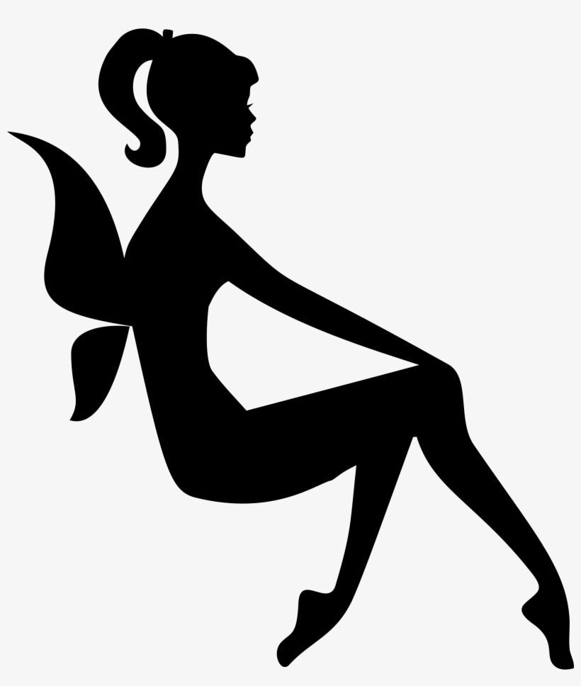 This Free Icons Png Design Of Fairy Sitting, transparent png