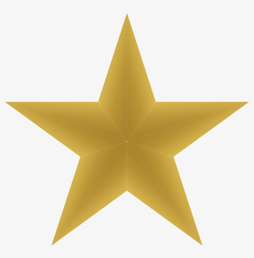 Shooting Star Clipart Golden Star - Gradient Star Png, transparent png