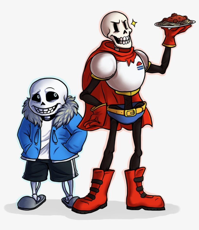 Clipart Download Sans And By Klumpeh On - Sans And Papyrus Png, transparent png