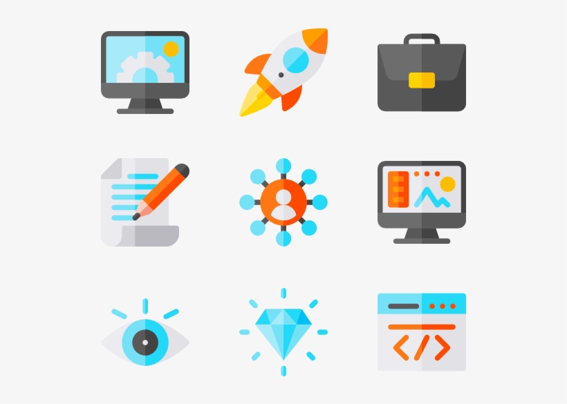 Web Design, transparent png