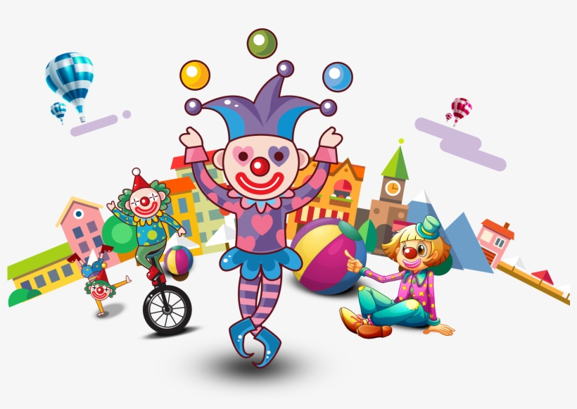 Clown Png High-quality Image - Cartoon Circus People, transparent png