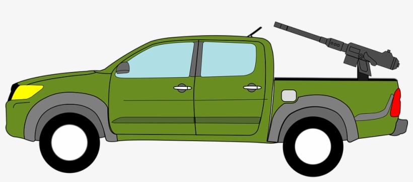 Cartoon Tow Truck - Toyota Hilux Clipart, transparent png