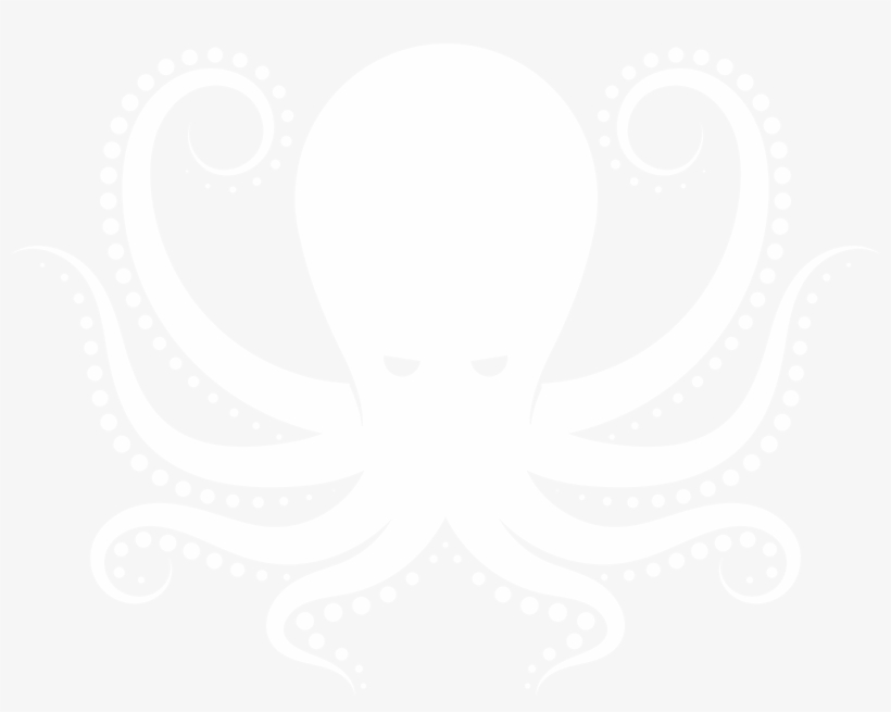 Octopus Clipart Serious - Transparent Background Octopus Clipart Black And White, transparent png