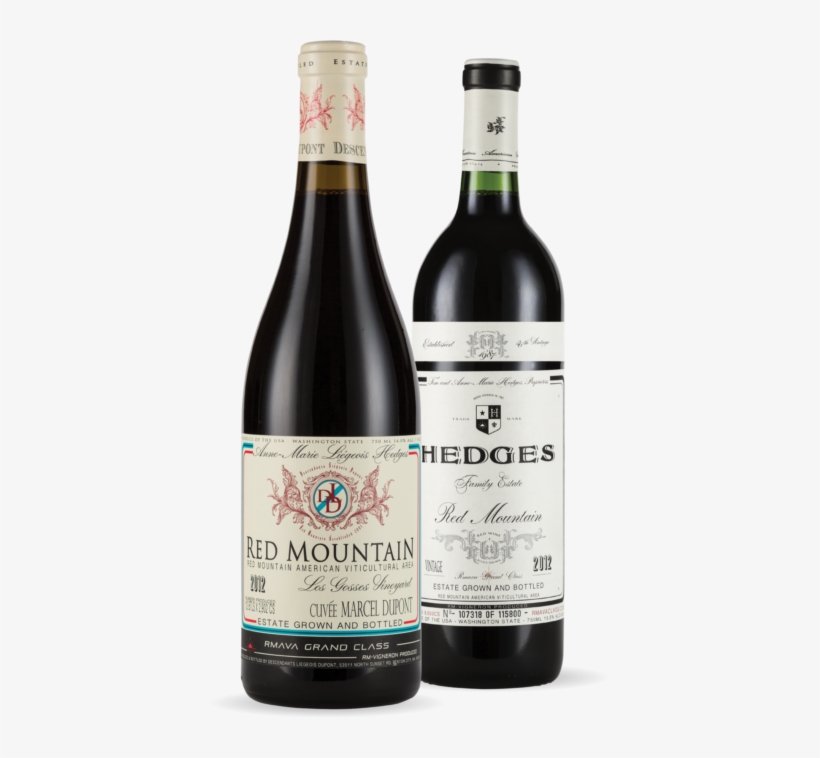 The Land Right Bottles - Hedges Cellars 2011 Hedges Family Estate Red Mountain, transparent png