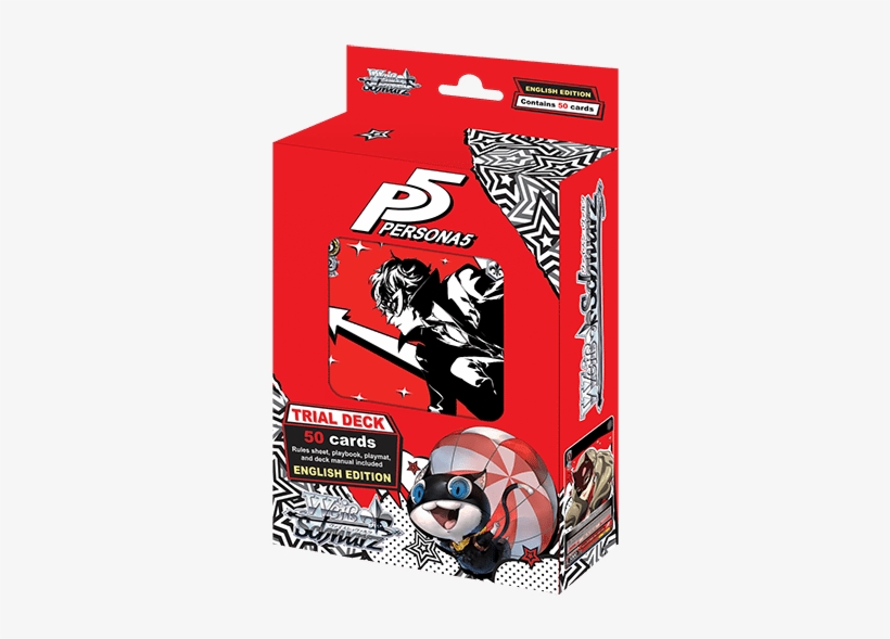 Persona 5 Trial Deck - Weiss Schwarz Persona 5 English, transparent png