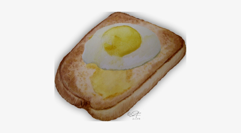 Cccccc-illustrate Anything For You In Watercolour - Fried Egg, transparent png