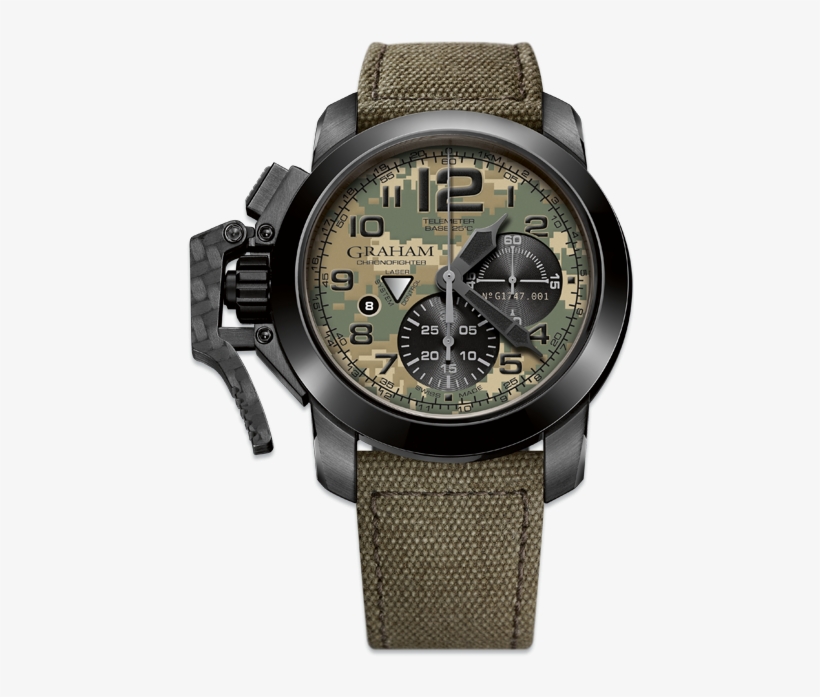 On Seconds Counter At 3 O'clock Inspired By Regimental - Graham Watch Chronofighter Navy Seal Limited Edition, transparent png