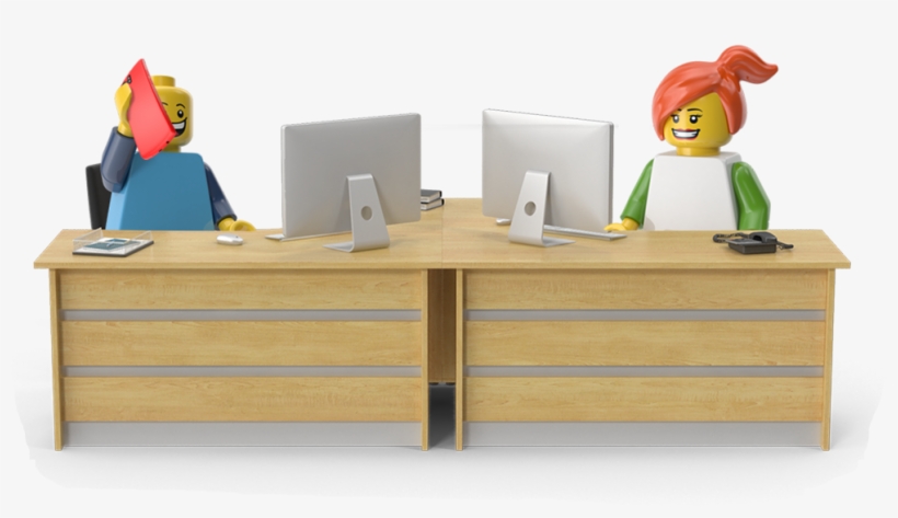 Lego People Desk - Table, transparent png
