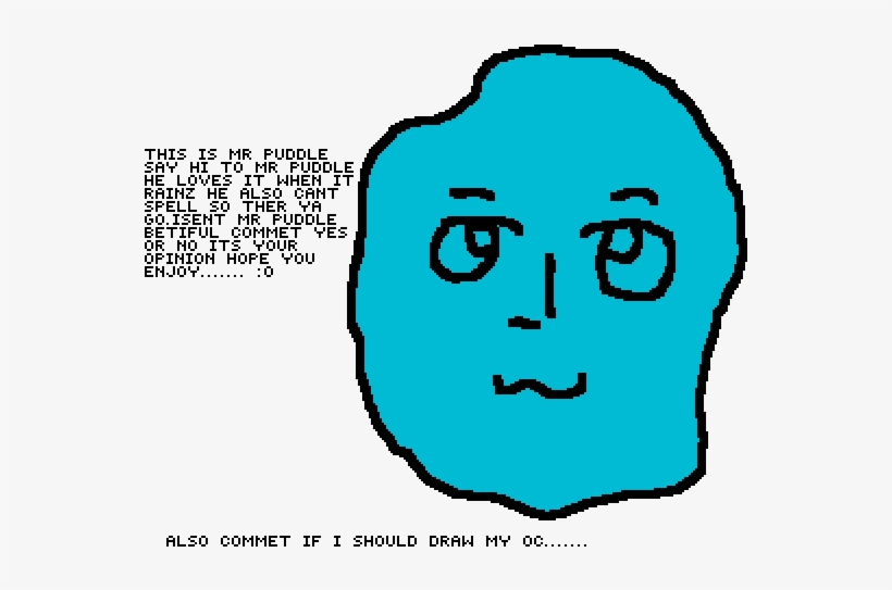 Mr Puddle, transparent png