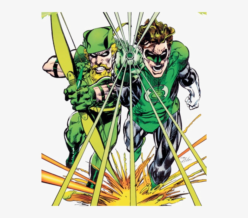 Green Arrow Png Image Background - Green Lantern - Green Arrow [book], transparent png