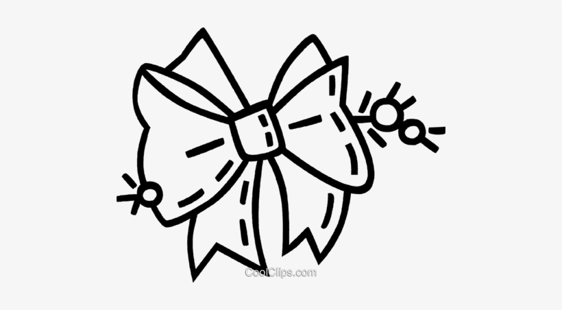 Christmas Ribbon Tied In A Bow Royalty Free Vector - Clip Art, transparent png