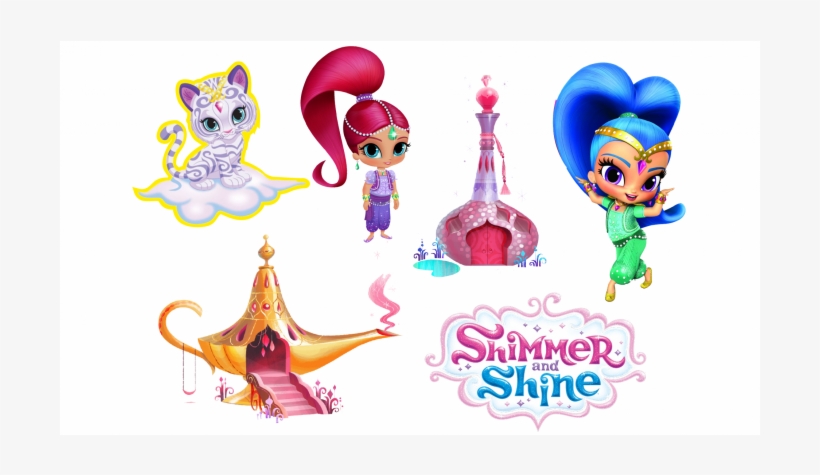 Shimmer And Shine Cardstock Cutout-pack Of 10 - Shimmer And Shine Cutouts, transparent png