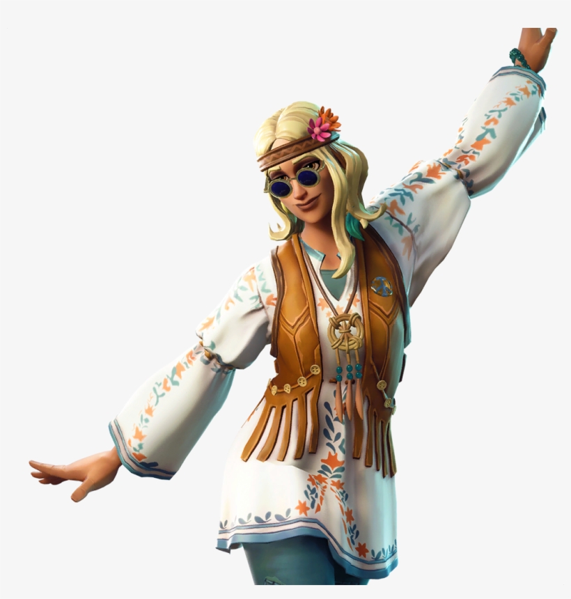 Fn Hippie Frau - Dream Flower Fortnite, transparent png