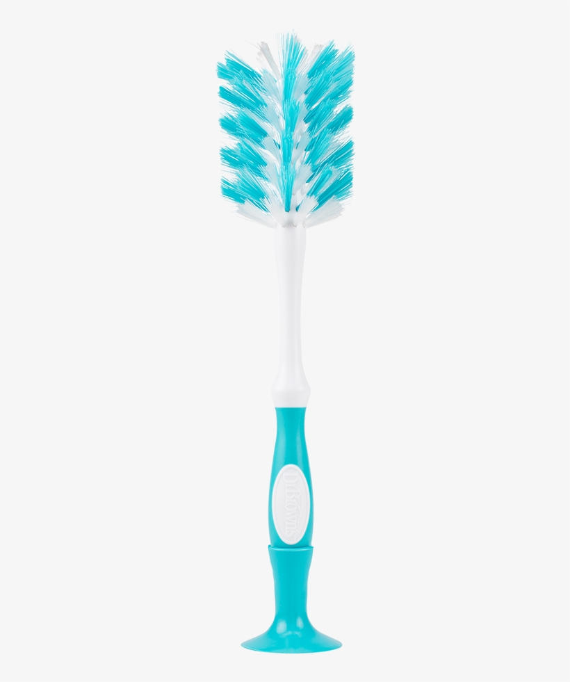 Use The Included Small Cleaning Brush To Scrub The - Dr Brown's Deluxe Bottle Brush, transparent png