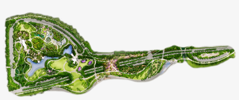 Lodge Adventure Play Garden Mist Mountain Great Lawn - Tulsa Gathering Place Map, transparent png