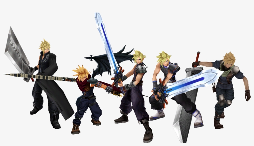 Comes With A Voice Pack And 5 Costumes - Cloud Strife Alternate Costume, transparent png