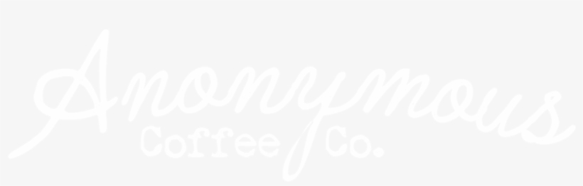 Anonymous Coffee Logo Reversed White Crop 02 - Nba Finals Logo White, transparent png