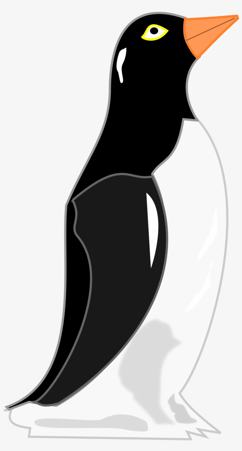 Perseverance - Cartoon Penguin Looking Right, transparent png