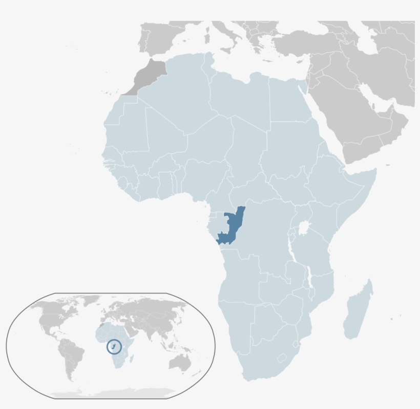 The Republic Of The Congo Is In Dark Blue In The Map Cambodia Faso World Map 1024x951 Png Download Pngkit