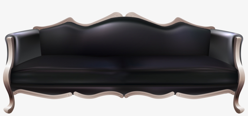 Black Sofa Png Image - Black Couch Png, transparent png