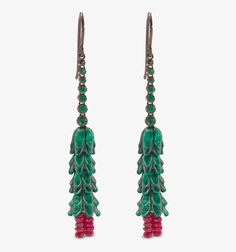Chlorophyll Aloe Vera Earrings - Earring, transparent png