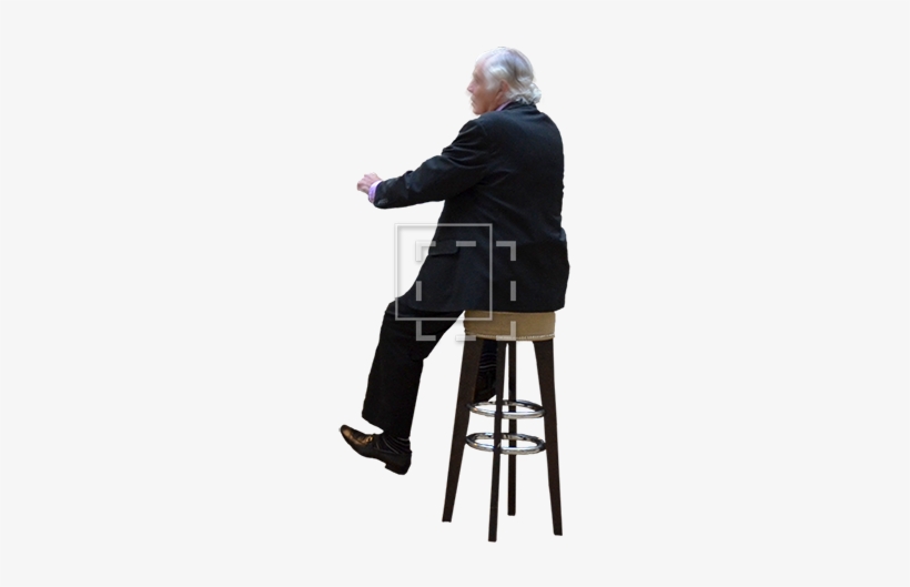 Man Sitting At Bar - People Sitting Bar Png, transparent png