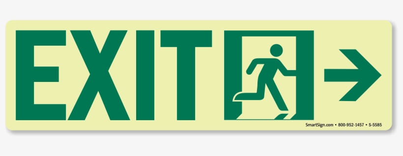 Zoom, Price, Buy - Exit Sign In Korean, transparent png