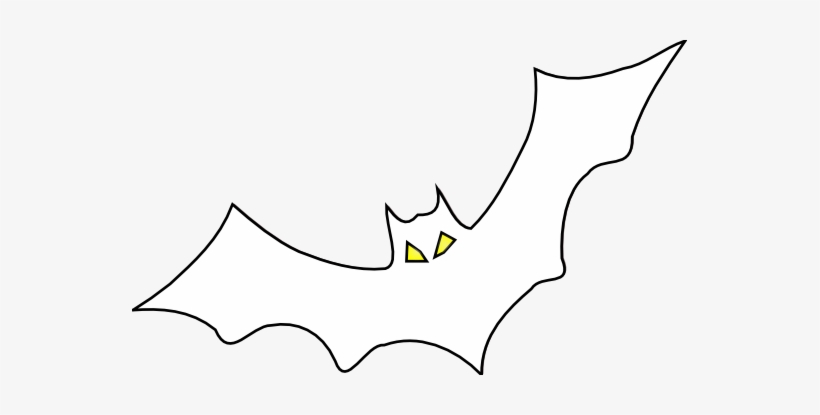 Bat Beta Black White Art Halloween 555px - White Halloween Bat Png, transparent png