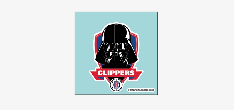 La Clippers Star Wars Darth Vader Perf Cut Decal - Usc Trojans Star Wars Darth Vader Perfect Cut Decal, transparent png